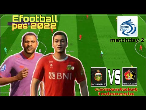 liga 1 Indonesia pes2022, bhayangkara vs persik, pekan ke2, (ps3)