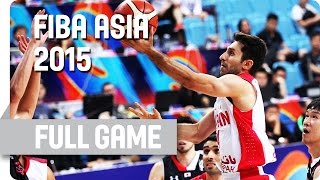 Iran v Japan - 3rd Place - Full Game - 2015 FIBA Asia Championship
