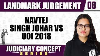 Navtej Singh Johar Vs UOI 2018 | Landmark Judgement 08 | Judiciary MCQ's Series