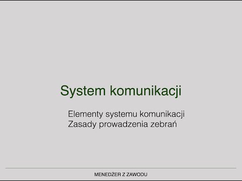 Wideo: System Komunikacji