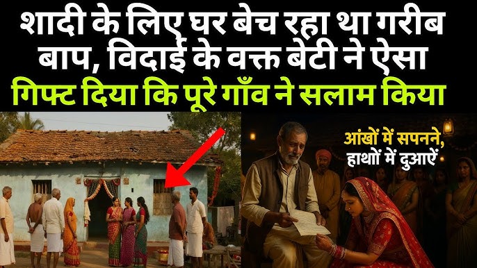 शादी के लिए घर बेच रहा था गरीब बाप, विदाई के वक्त बेटी ने ऐसा गिफ्ट दिया कि पूरे गाँव ने सलाम किया