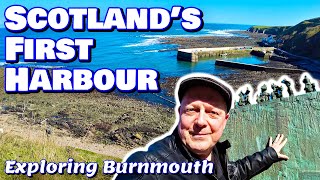 Scotland's FIRST Harbour - Burnmouth - the 4th location of the 1881 Disaster Memorials