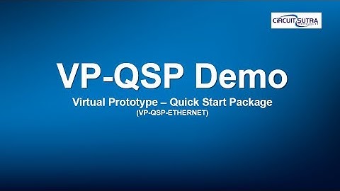 Virtual Prototype - Quick Start Package (Ethernet)