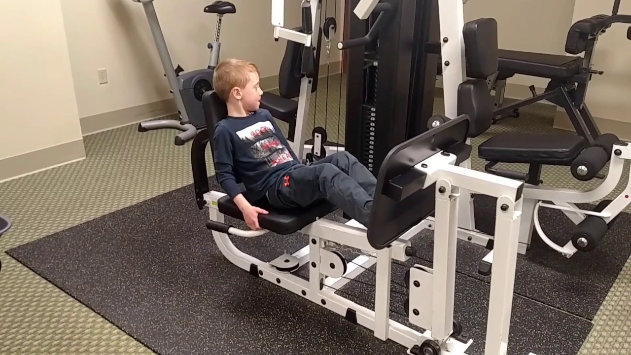 Lighting working on his muscles YouTube