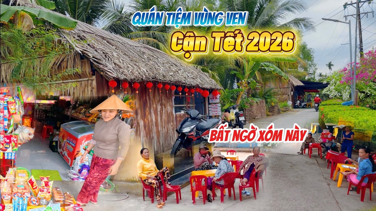 lạc vào vùng quê hẻo lánh THÂN BÊ | BẤT NGỜ hàng rào BÔNG TRANG khắp xóm cận tết 2026