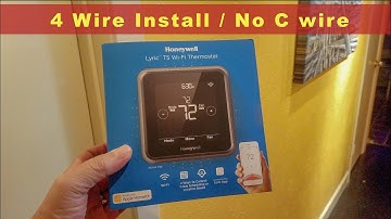How to Install Honeywell Lyric T5 Wi-Fi Thermostat w/without C Wire!
