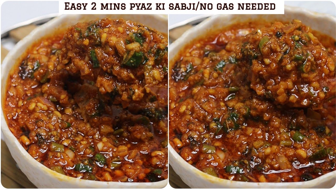 Easy 2 mins pyaz ki sabzi|new sabzi recipe in hindi|dinner recipes|new sabji recipe|pyaz ki sabzi