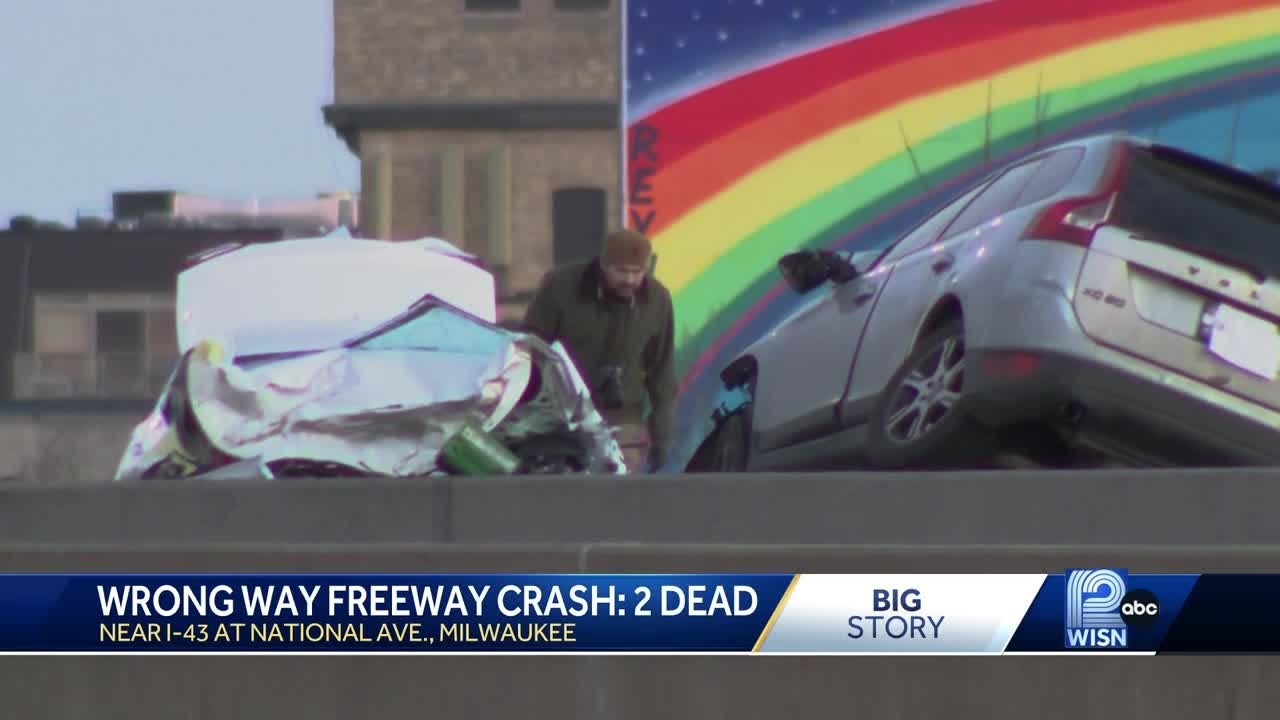 Wrong Way Freeway Crash: 2 Dead - YouTube