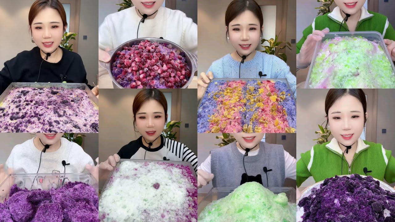 ONLY BITES ~ YY NEW CRUNCHY SHAVED ICE EATING ASMR 