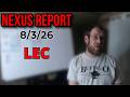 The Nexus Report 8/3/26 (LEC)