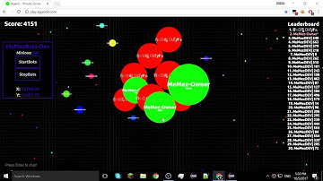 MeMezBots Update | Play.agario0.com Hacked |  100% Working HACK | Coded in Java ☕