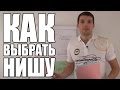 НИША В БИЗНЕСЕ Как выбрать нишу