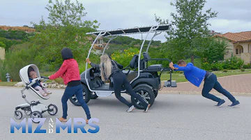 The Miz & Maryse must rescue Marjo after she breaks the golf cart: Miz & Mrs., April 16, 2019