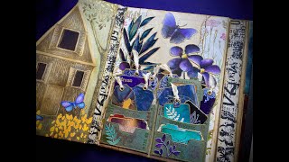 Enchanted Garden Altered Lap Book - Episode 6  Tags Galore