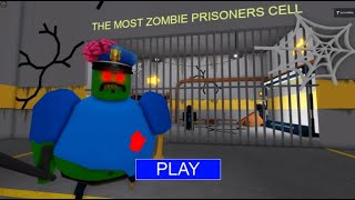 ZOMBIE BARRY'S PRISON RUN! (FIRST PERSON OBBY!) #roblox #scaryobby