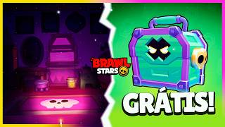CAIXA CAIXÃO GRÁTIS PARA TODOS! REVELEI os SEGREDOS do "QUARTO do GUS" no BRAWL STARS