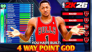 *NEW* BEST ALL-AROUND BUILD in NBA 2K26! (0 CAP BREAKERS NEEDED) best build 2k26
