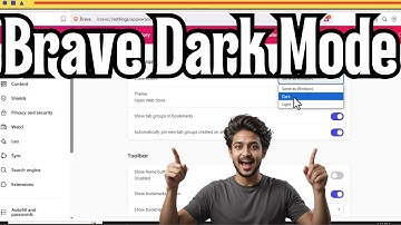 How To Enable Or Disable Dark Theme On The Brave Web Browser - Simple Steps