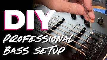 Get a PROFESSIONAL Setup on Your Bass Guitar in 30 Minutes