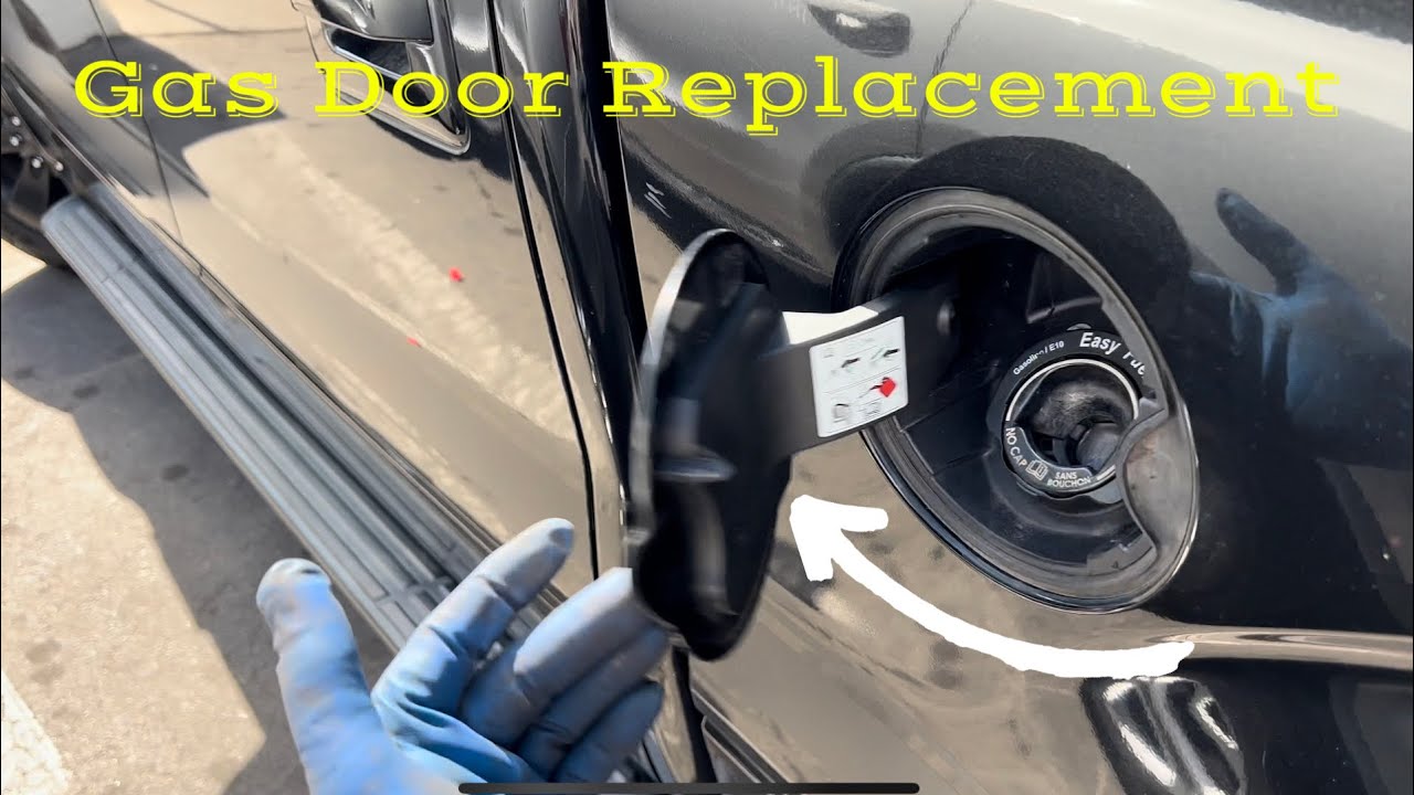 How To Replace Your Ford F150 Gas Door - YouTube