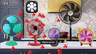 Table fans Rain collections. Fan video for kids @PinwheelKids