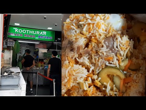 Beach Road. Koothurar Beach Road Briyani. One of the better Briyani you can eat in SIngapore