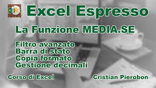 La Funzione Media.se Excel - Excel Espresso