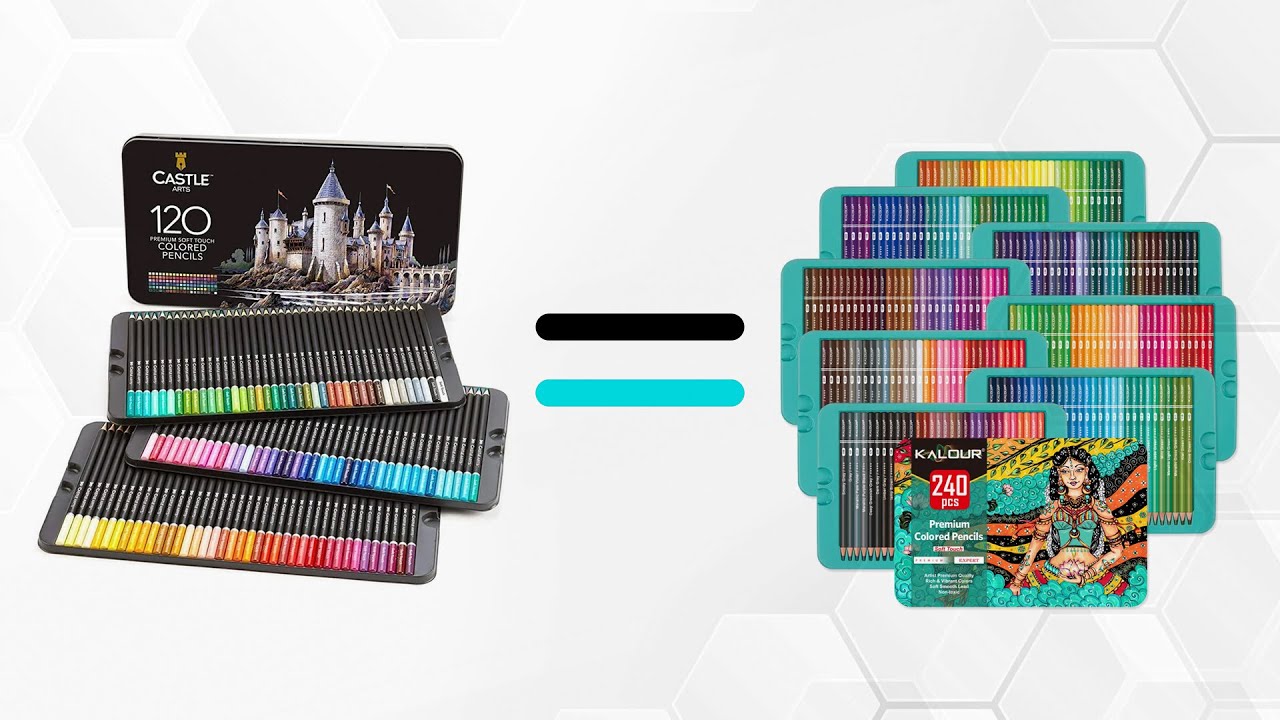 colores kalour 240 piezas