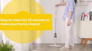 Deerma Water Spray Mop Carbon Fiber Dust Collector 360 Degree Rotating 120Cm Rod From Xiaomi Youpin
