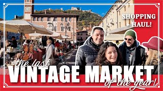 GREAT FINDS at this WINTER VINTAGE MARKET in ITALY | Flea market in Marostica