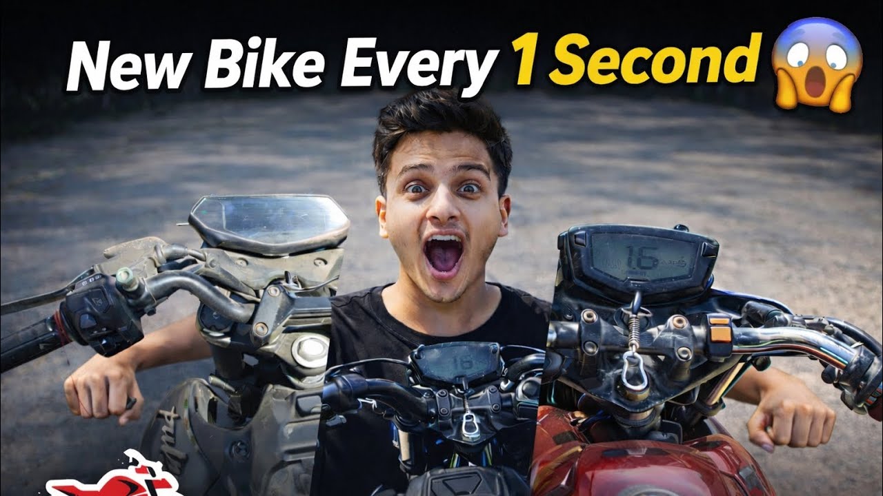 Bikers 😯 1 second 😱