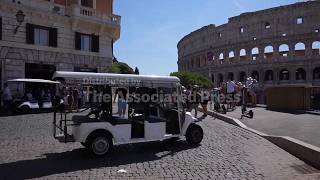 Reckoning looms for golf carts that zip through Rome's crowded historic center Reckoning looms for golf carts that zip through Rome's crowded historic center