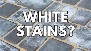 What Are These White Stains on My Concrete or Pavers?