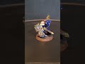 Completely finished a warhammer 40k mini, Space Marine Primaris Lieutenant