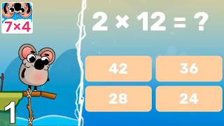 New Math Adventure! 🎮 Practice Multiply by 2 - Teacher Approved Game Part 1