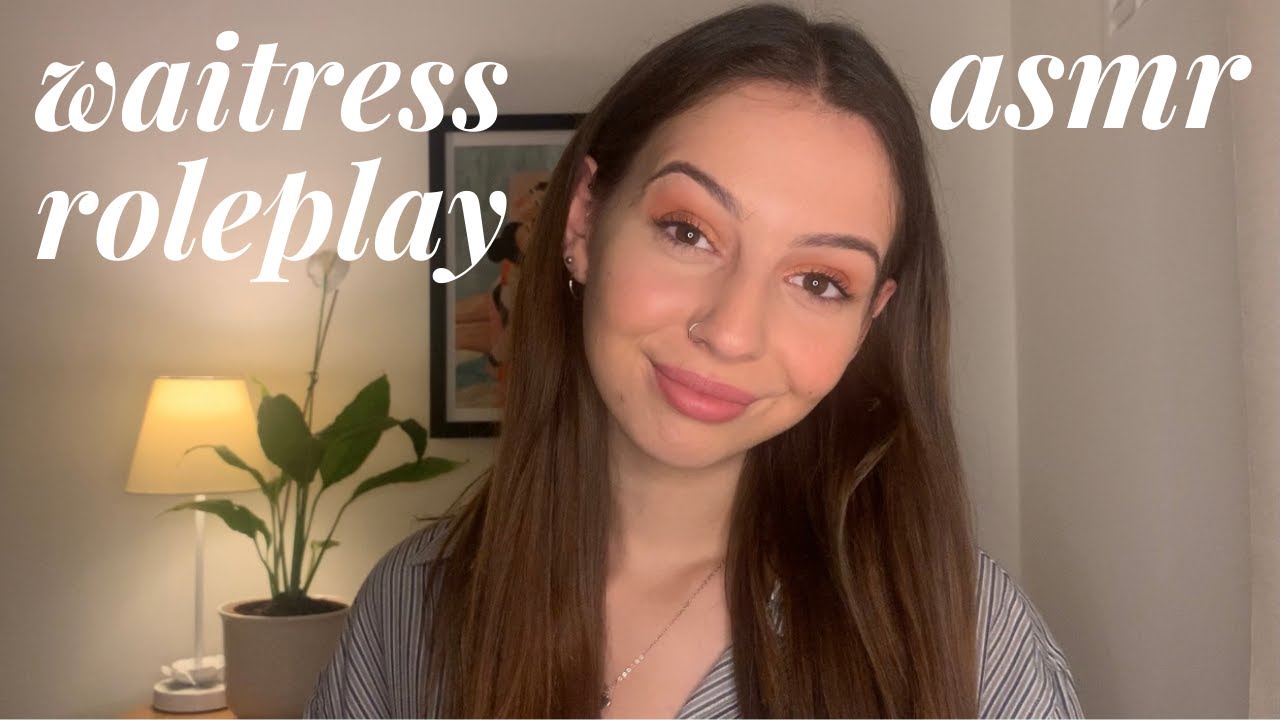 ASMR - waitress takes your order: restaurant roleplay (whispers & paper sounds)