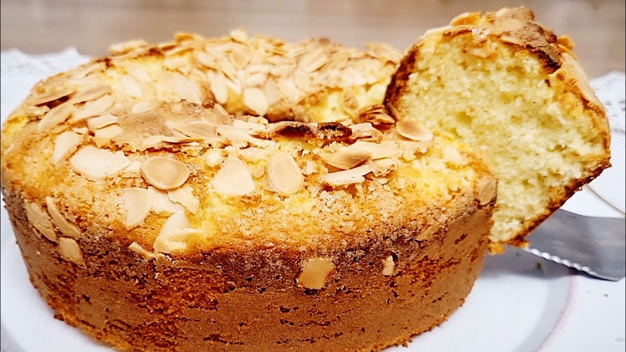 BOLO FÁCIL E FOFINHO PARA O CAFÉ - IOGURTE COM AMÊNDOAS| GORDICES DA TEKA