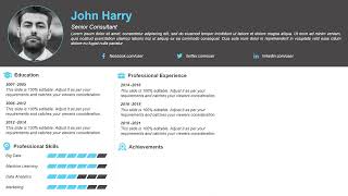 About Myself PowerPoint Presentation Slide | Kridha Graphics