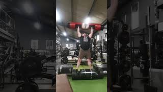 Log Press 125kg/275lb x 3 reps. No belt.