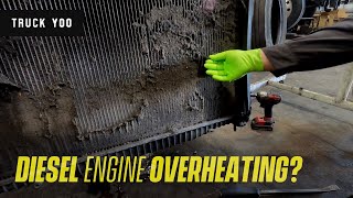 Clogged Radiator Causing a Diesel Engine to Overheat