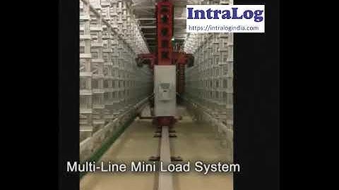 AS/RS Miniload System With Stacker Crane