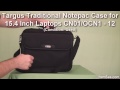 Targus Traditional Notepac Case for 15 4 Inch Laptops CN01 OCN1-12 (ItemSea)