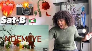 Sat-B - Ndemeye (Official Music Video) Reaction Video | Chris Hoza