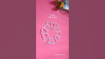 5/30|| Create beautiful Snowflake stencils ||❄️❄️#diy ##youtubeshorts #ytshorts #snowflakes