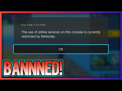 This is what happens when your Nintendo Switch account gets banned