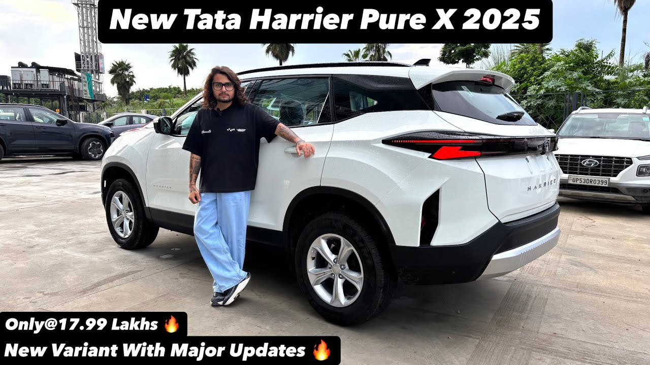 New Tata Harrier Pure X 2025 | MOST VFM VARIANT ONLY@17.99 LAKHS | Full review 😍🔥