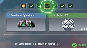 Use Lethal Equipment 3 Times in BR Matches (3/3) ✅