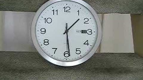 YouTube Time Calibration Video