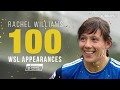 Blues women  rachel williams reaches 100 league appearances