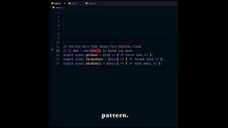 The One Rule That Keeps Your Modules Clean || #coding #javascript #es6